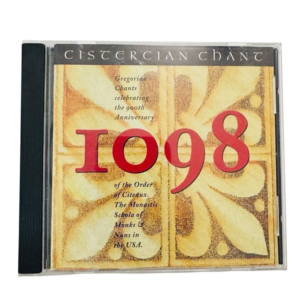Cistercian Chant 1098 Gregorian Chants Citeaux Monastic Schola Monks & Nuns CD
